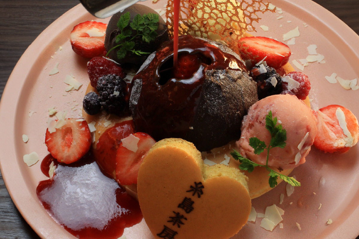 糸島から2月の推し バレンタインパンケーキ